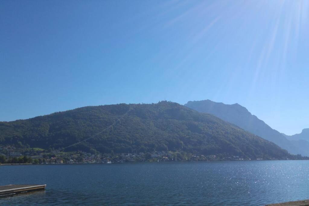 Altstadtwohnung Traunstein Mit Traunseeblick 1A Gmunden Esterno foto