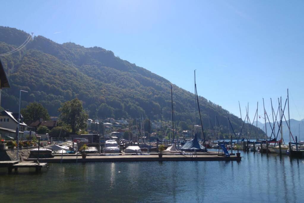 Altstadtwohnung Traunstein Mit Traunseeblick 1A Gmunden Esterno foto